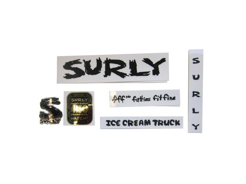 SURLY Decal Kits Ice Cream Truck Black click to zoom image