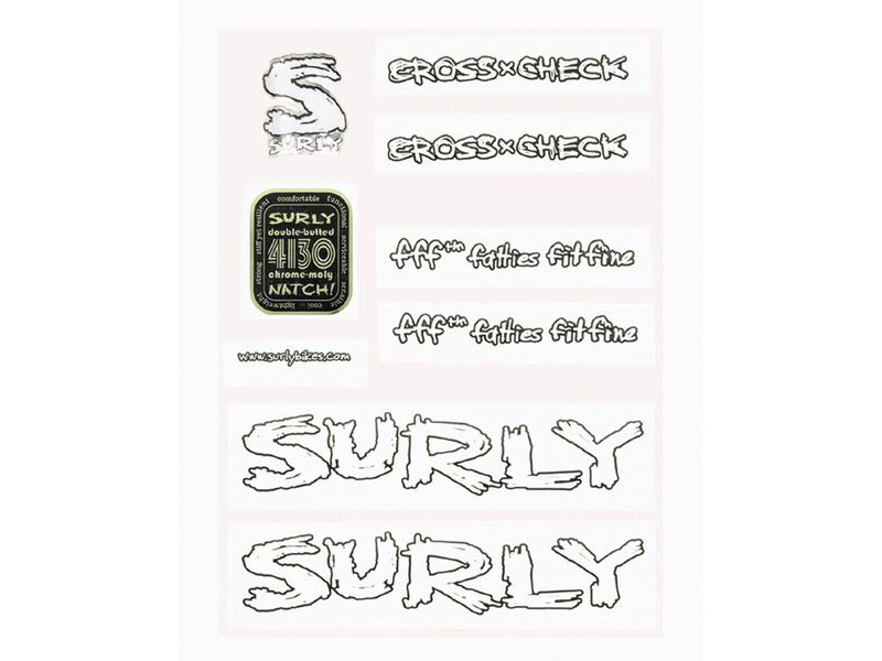 SURLY Decal Kits Ice Cream Truck White click to zoom image