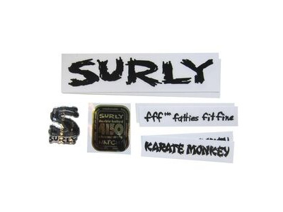 SURLY Decal Kits Karate Monkey Black