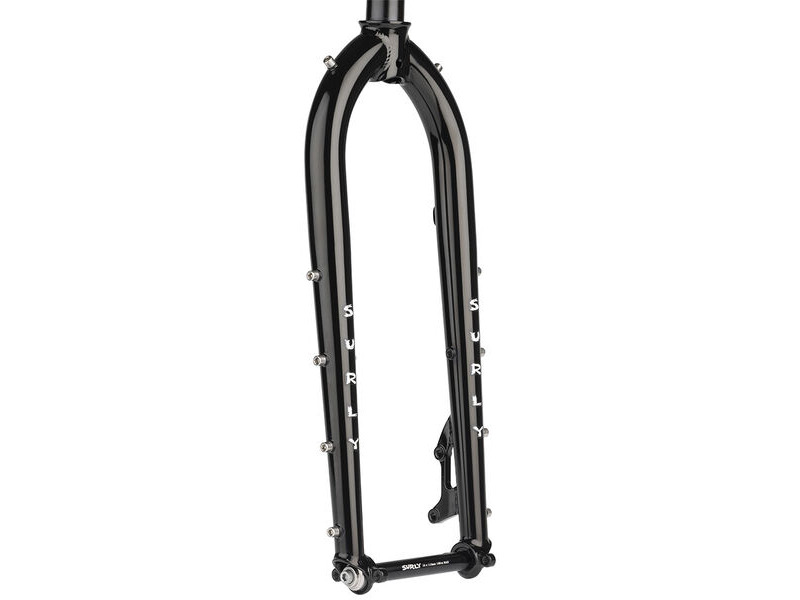 SURLY Dinner Fork 4130 Cr-mo for 27" Wheel, Disc - inc Thru Axle and Anything cage mounts. A-C 420mm click to zoom image