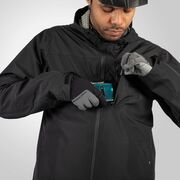 ENDURA Hummvee 3-In-1 Waterproof Jacket Black click to zoom image