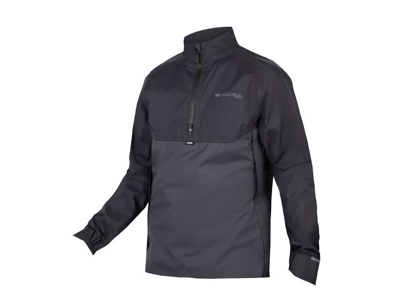 ENDURA MT500 Lite Pullover Waterproof Jacket Black click to zoom image