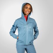 ENDURA Women's SingleTrack Jacket II Blue steel click to zoom image