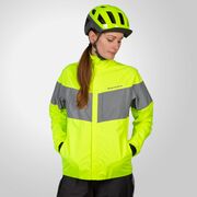 ENDURA Women's Urban Luminite EN1150 WP Hi-Viz Yellow click to zoom image