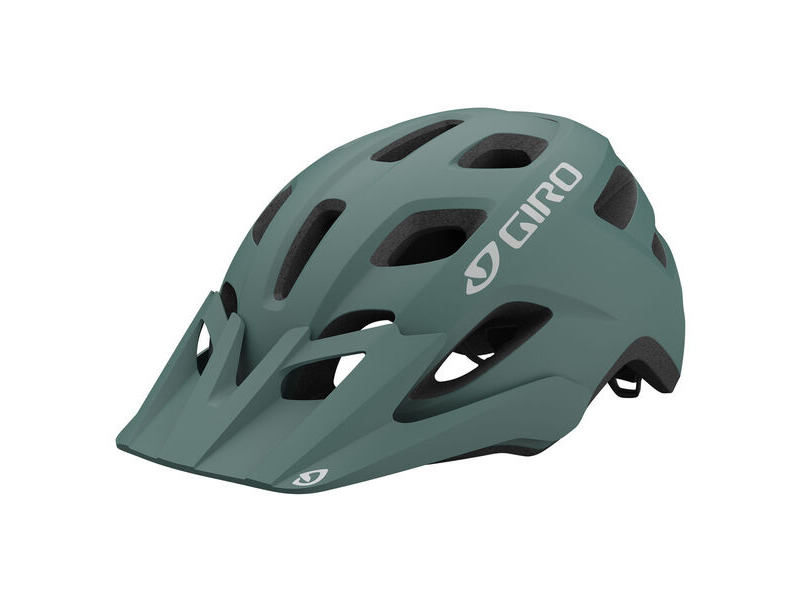 GIRO Fixture Helmet Matte Grey/Green Unisize 54-61cm click to zoom image