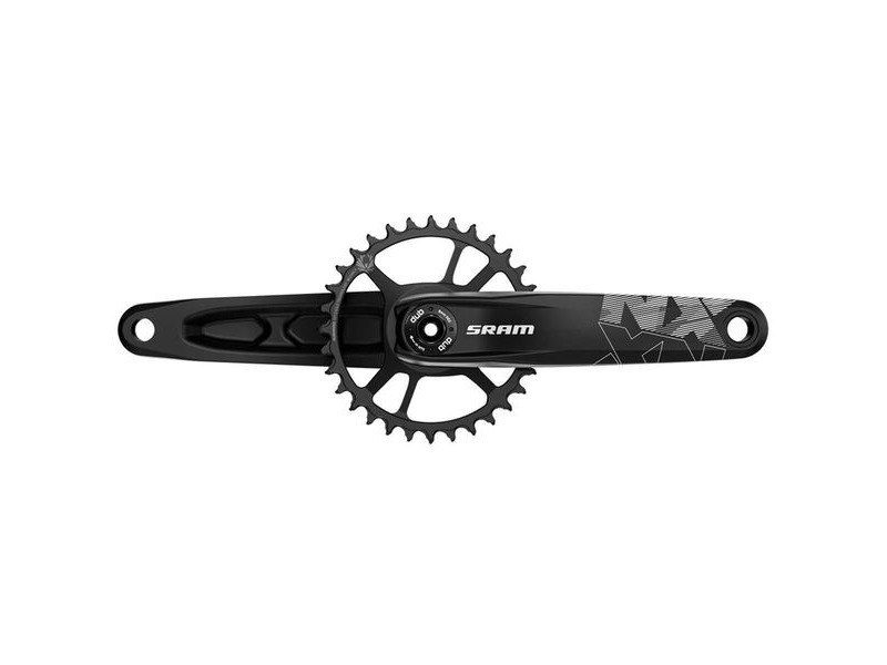 Sram Crank NX Eagle Fat Bike 4" Dub 12s W Direct Mount 30t X-sync 2 Steel Chainring Black (Dub Cups/Bearings Not Included) Black click to zoom image