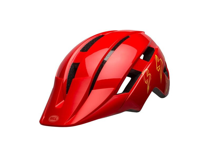 Bell Sidetrack Ii Child Helmet Bolts Gloss Red Unisize 47-54cm click to zoom image