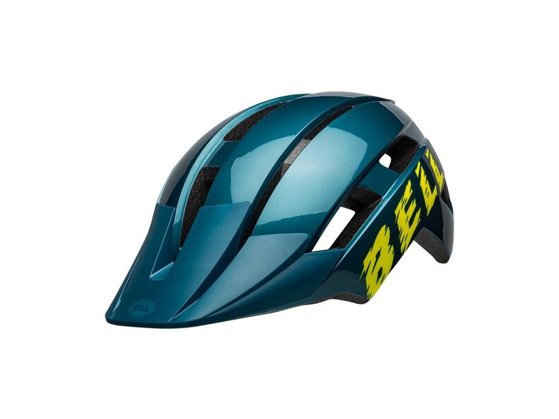 Bell Sidetrack Ii Child Helmet Buzz Gloss Blue/Hi-viz Unisize 47-54cm click to zoom image